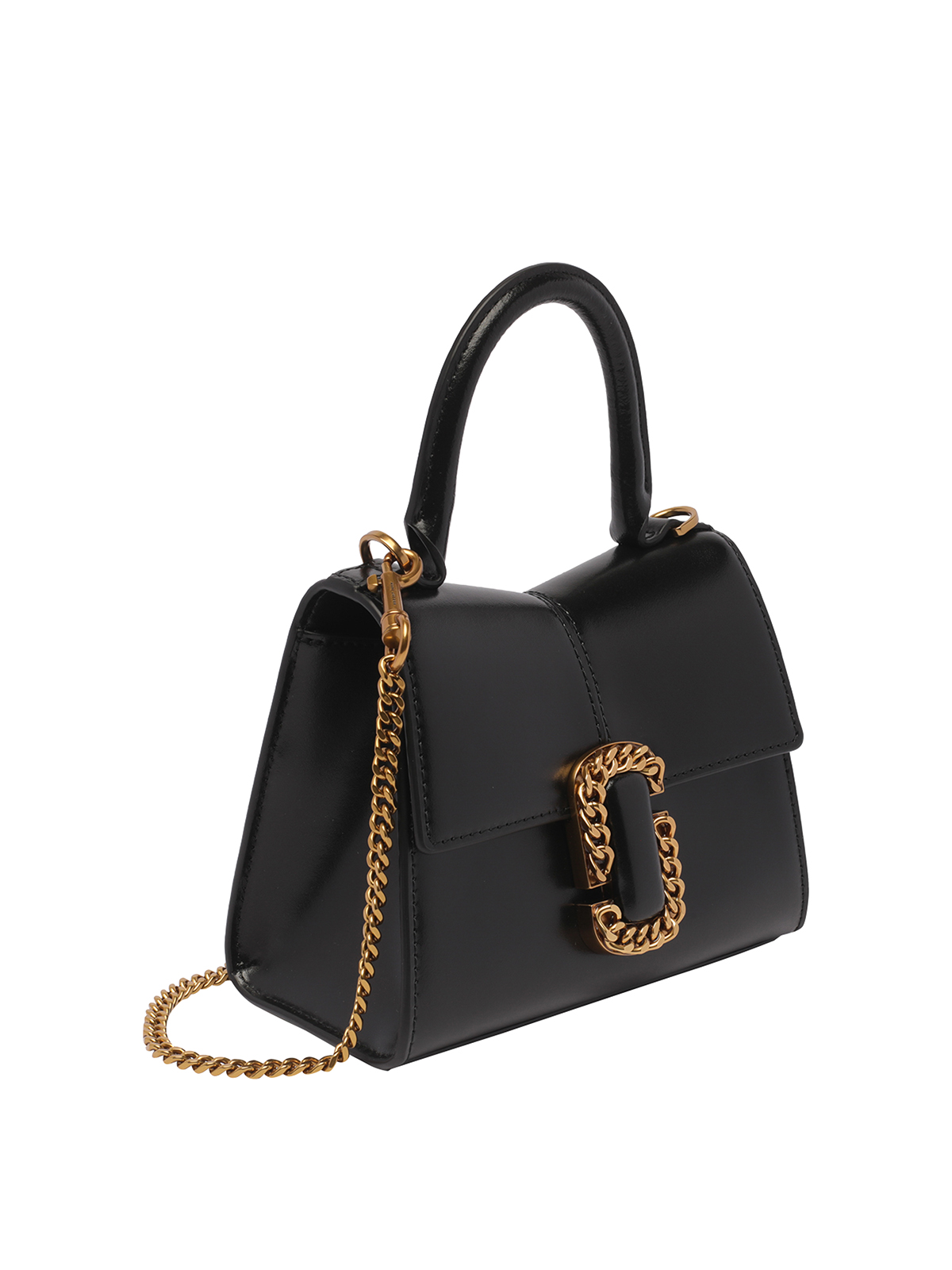 Shop Marc Jacobs The Mini Top Handle In Black