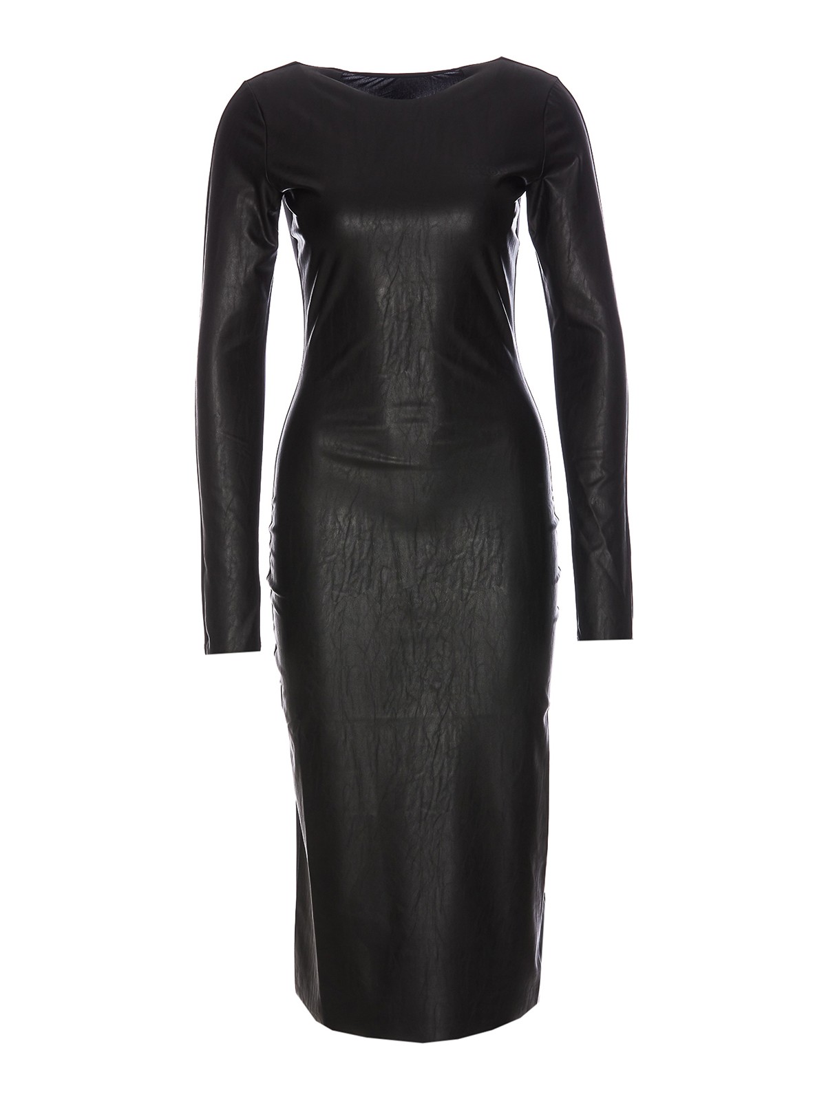 Shop Mm6 Maison Margiela Tight Dress In Black