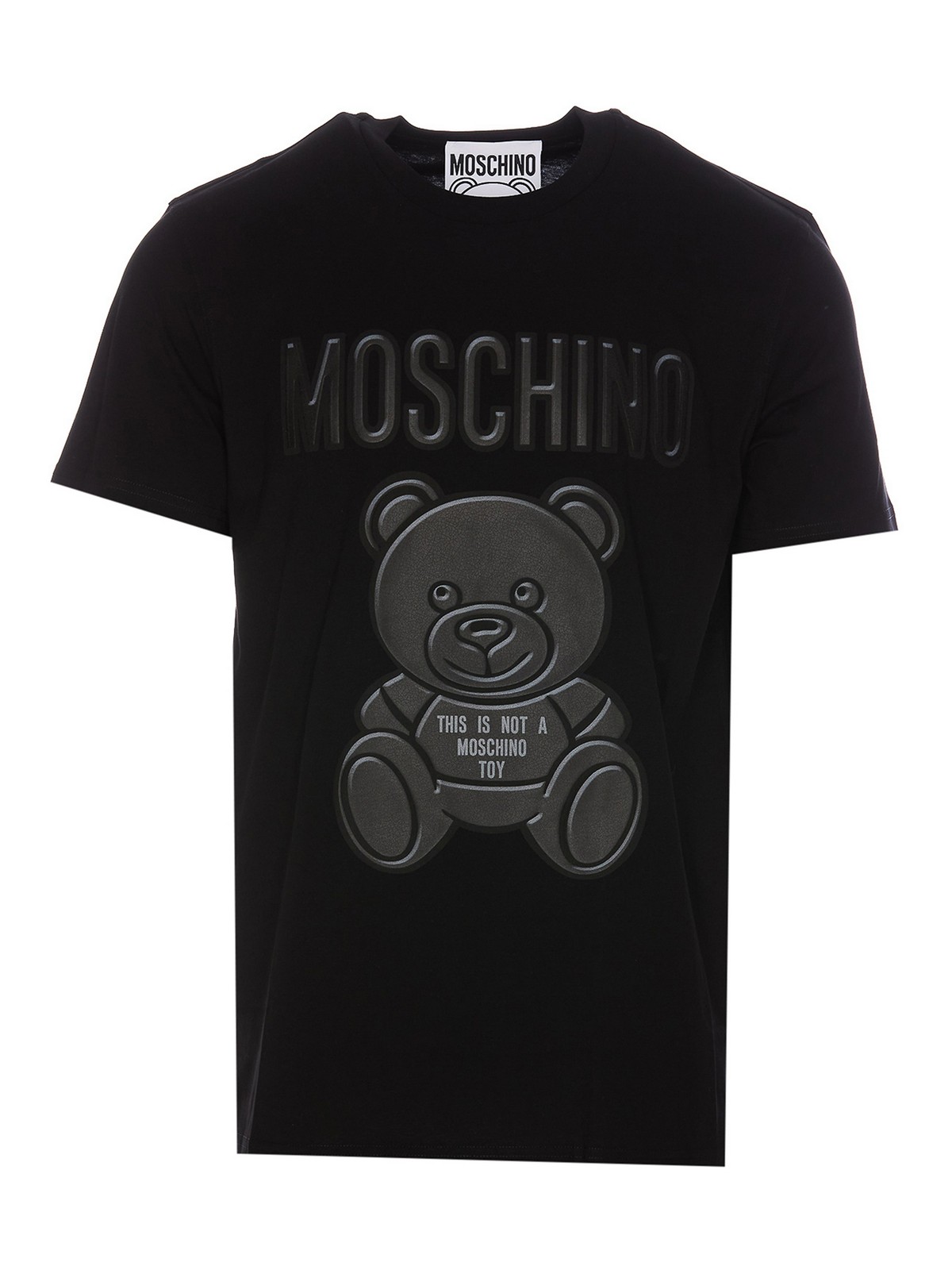 Tシャツ・カットソー Moschino SS25 'Teddy' polo shirt (V16010242 1555) Moschino Moschino teddy bear t-shirt - Black - Men