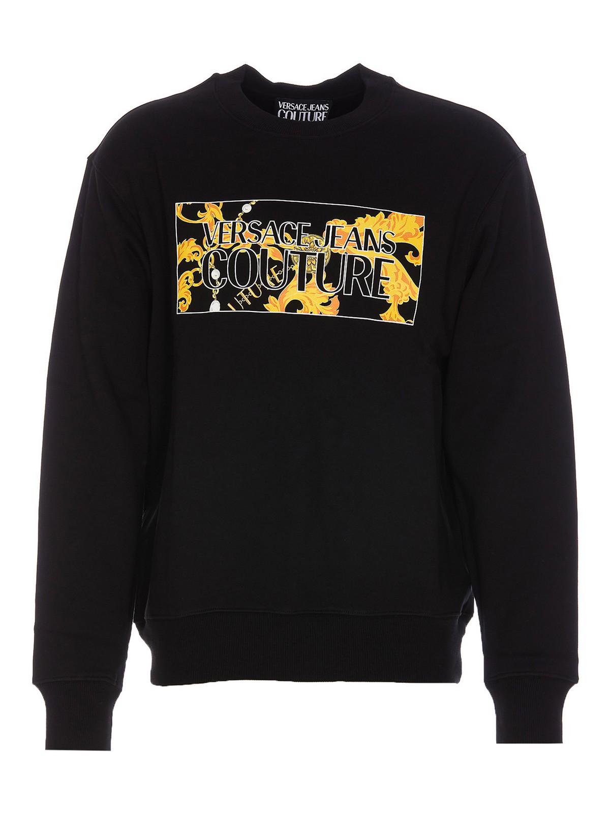 Versace Jeans Couture Versace Chain Couture Sweatshirt In Black