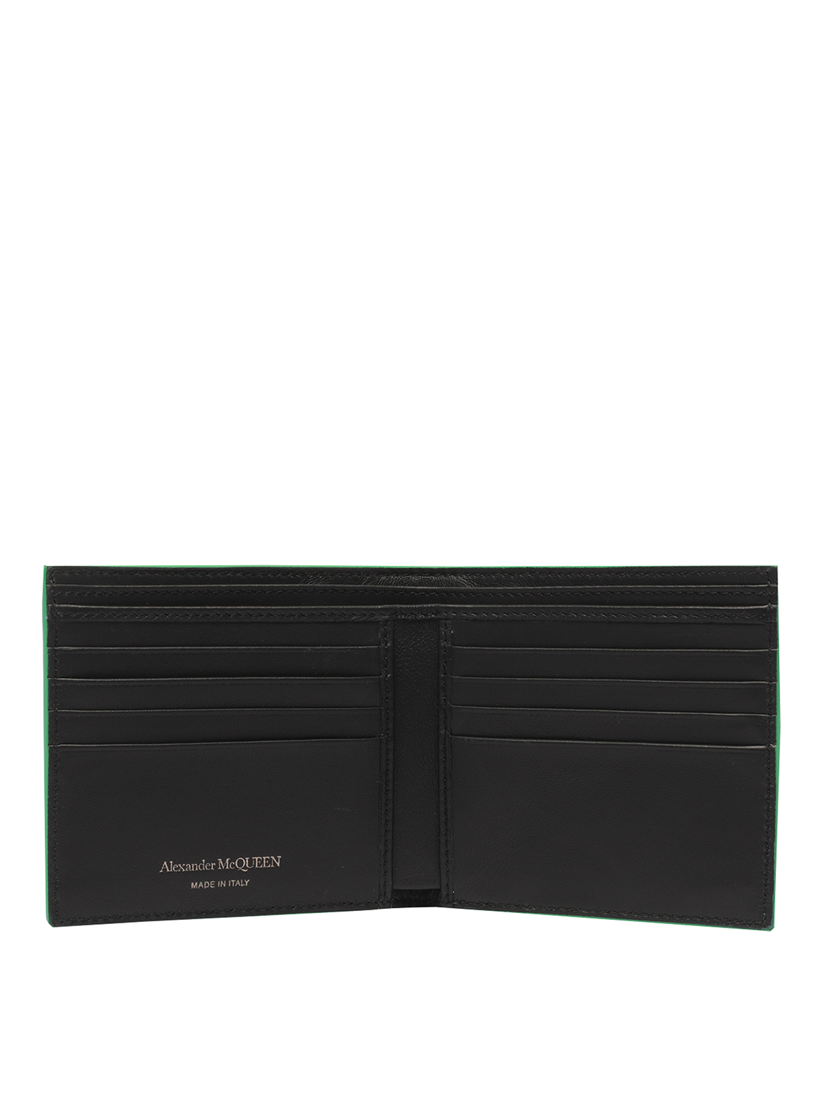 Shop Alexander Mcqueen Wallet In Green