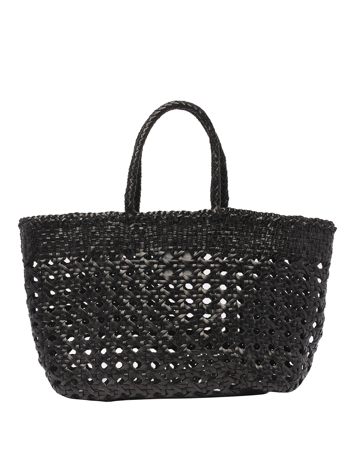 Shop Dragon Diffusion Cannage Kanpur Hand Bag In Black
