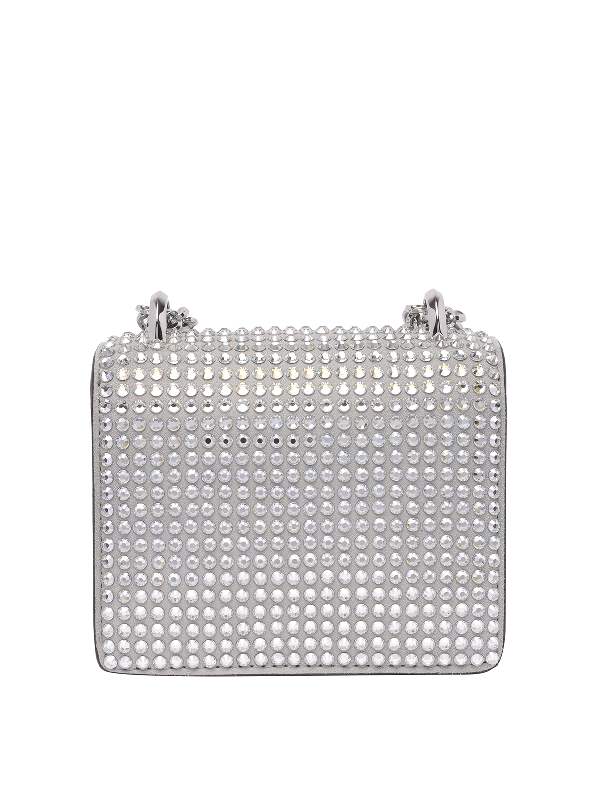 Jimmy Choo ショルダーバッグ - 銀|MICROAVENUEQUADAEOSILVERSILVER