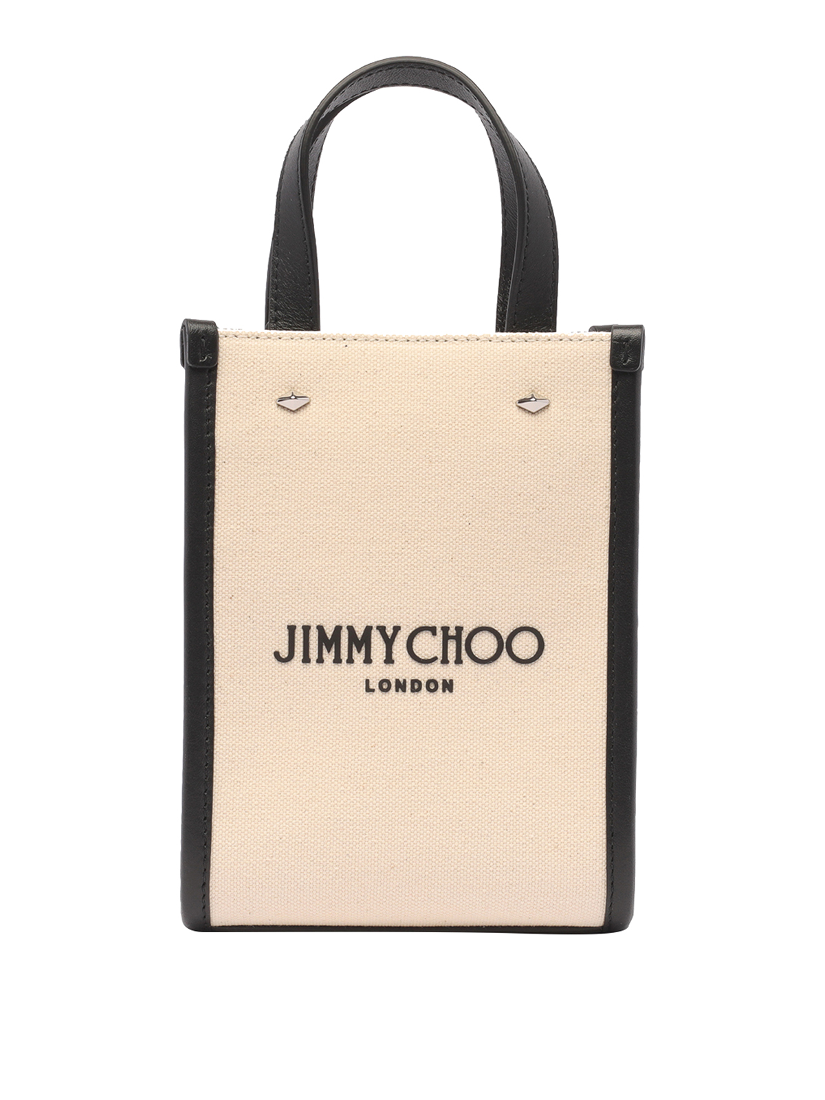 Jimmy Choo Mini Tote In Beige