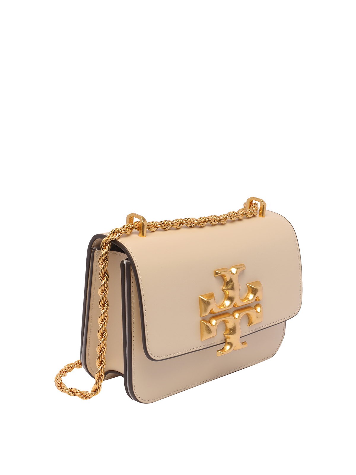 Shop Tory Burch Eleanor Small Convertible Shoulder Bag In Beis