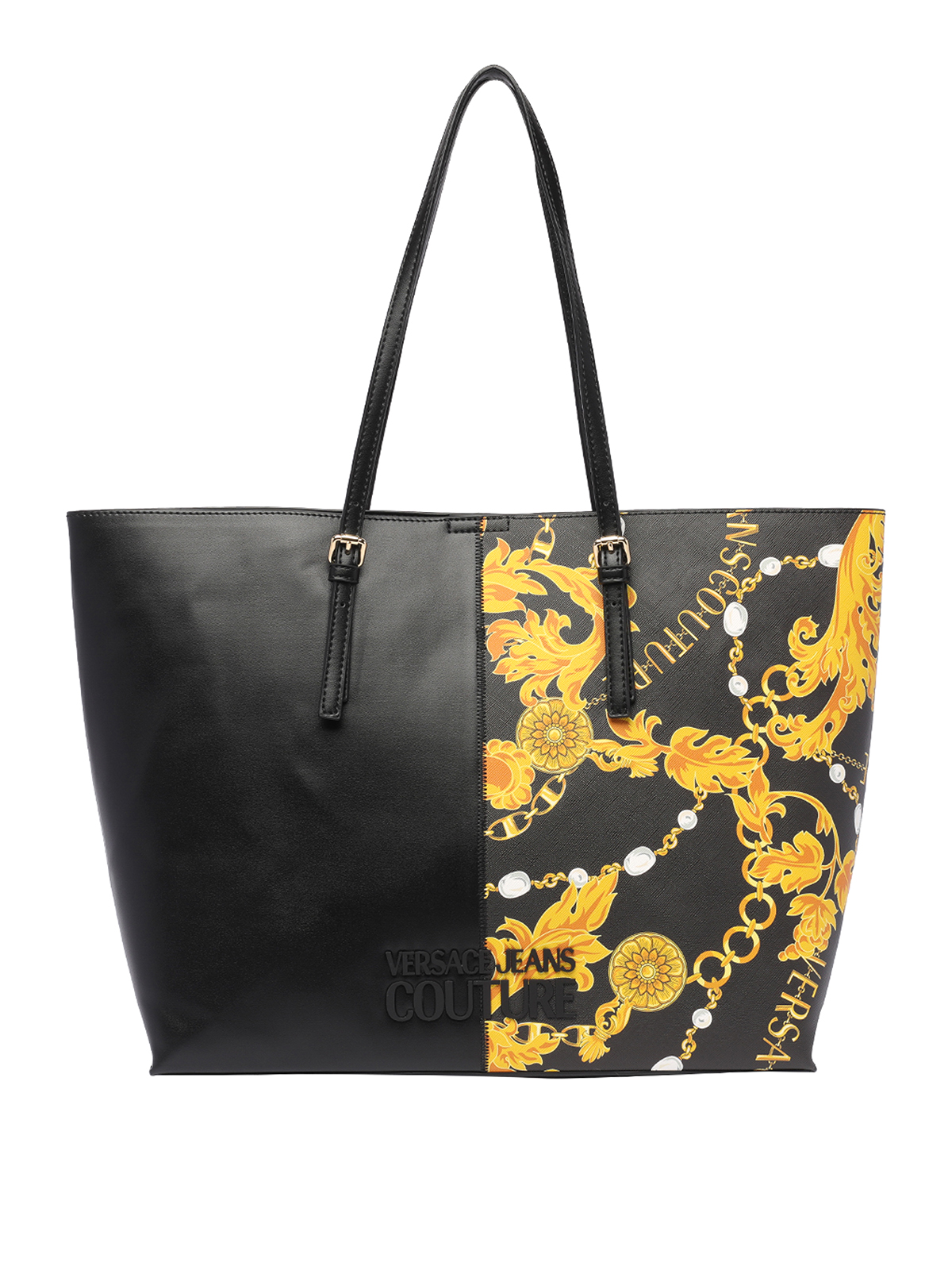 Totes bags Versace Jeans Couture - Chain couture tote bag ...
