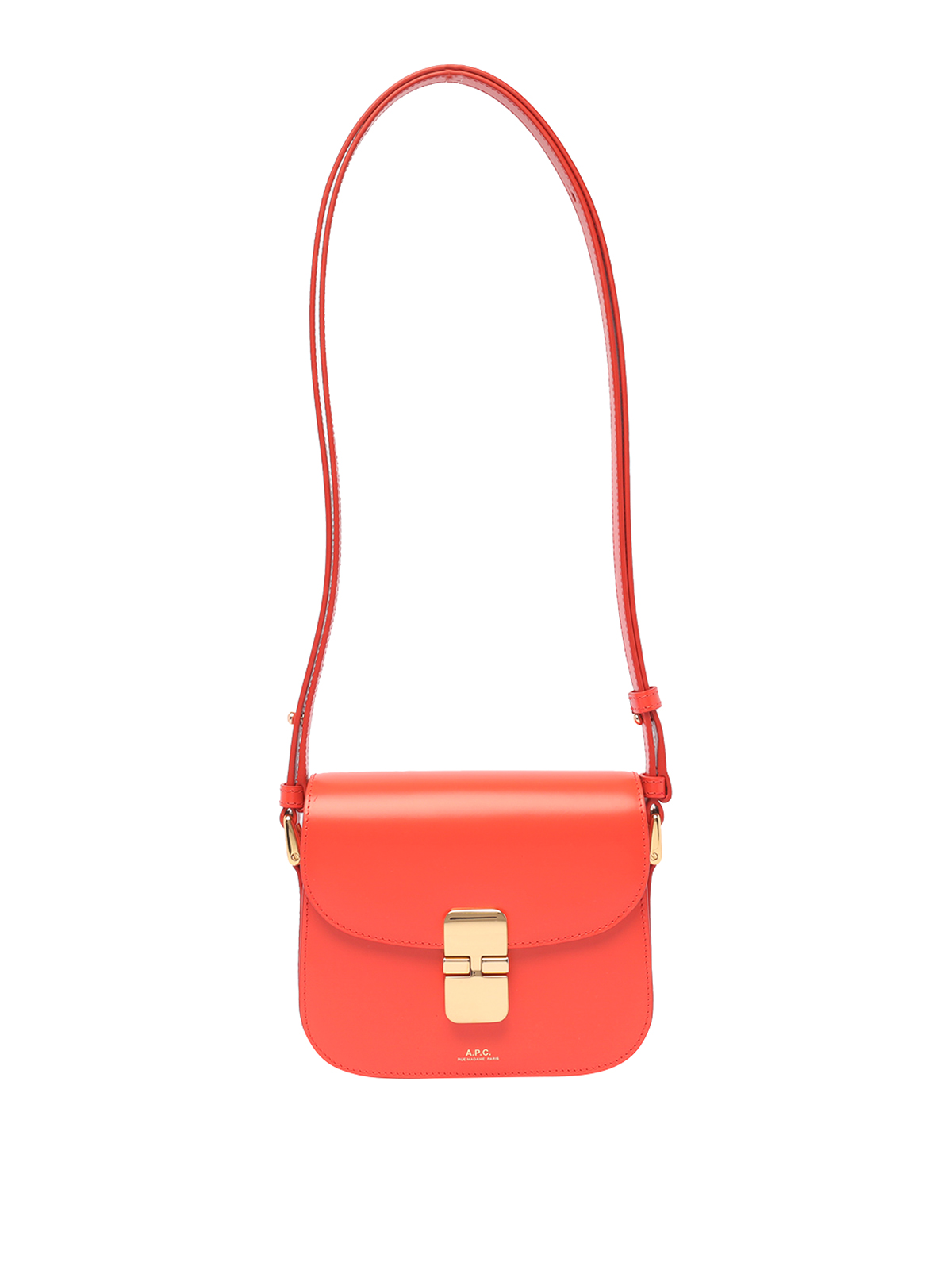 Shop Apc Grace Mini Bag In Orange