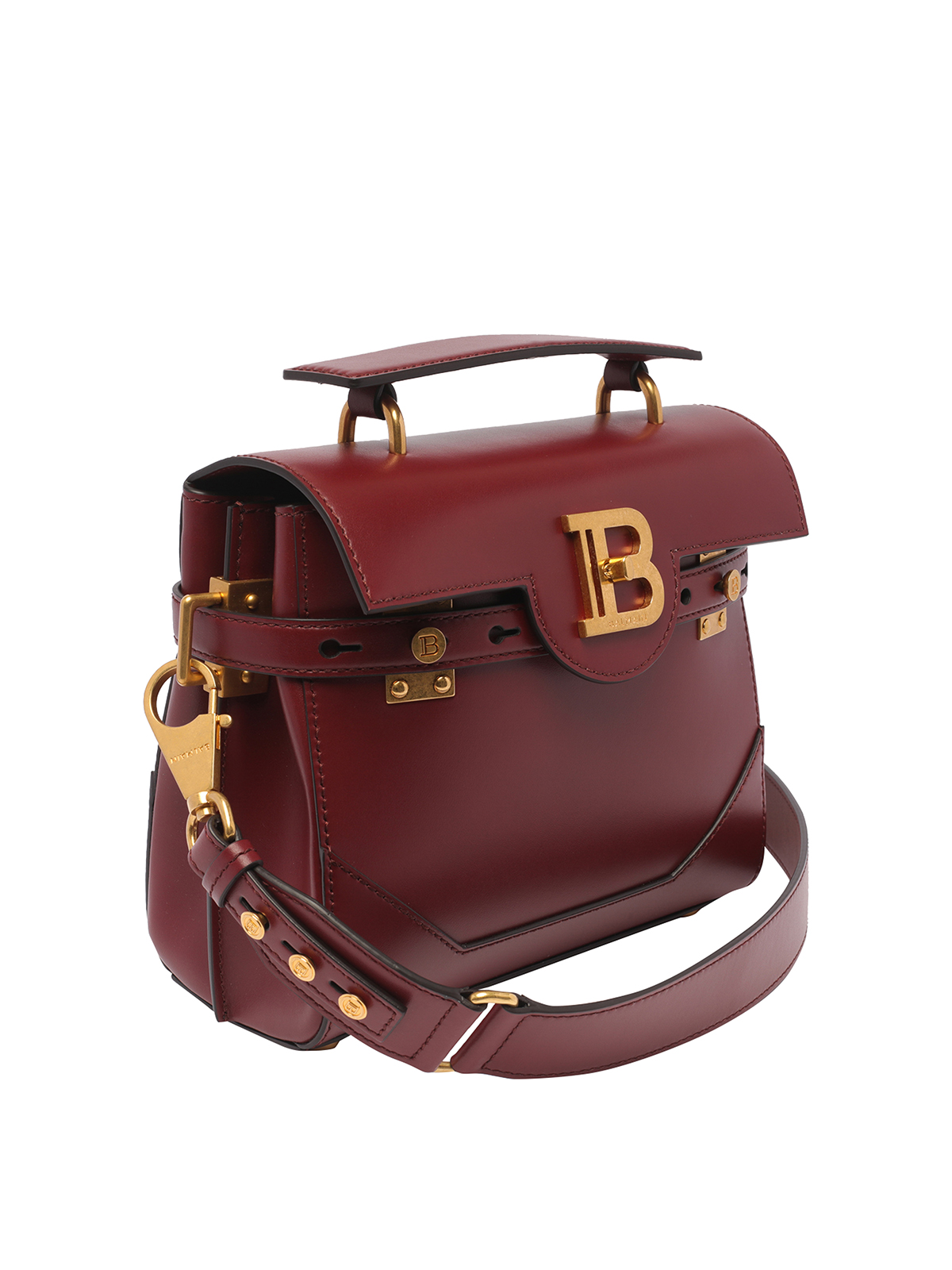 BALMAIN バルマン トートバッグ 本革 リアルレザー レッド 赤 Balmain トートバッグ - 赤 - レッド|DB526LAVE3UA