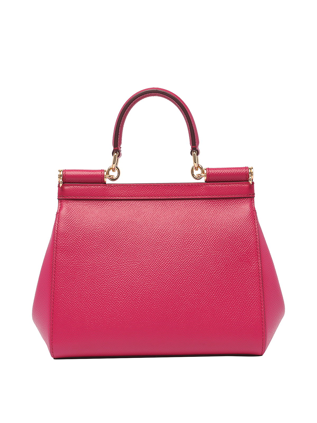 Sicily Small Handbag - Dolce & Gabbana - Cyclamen - Leather