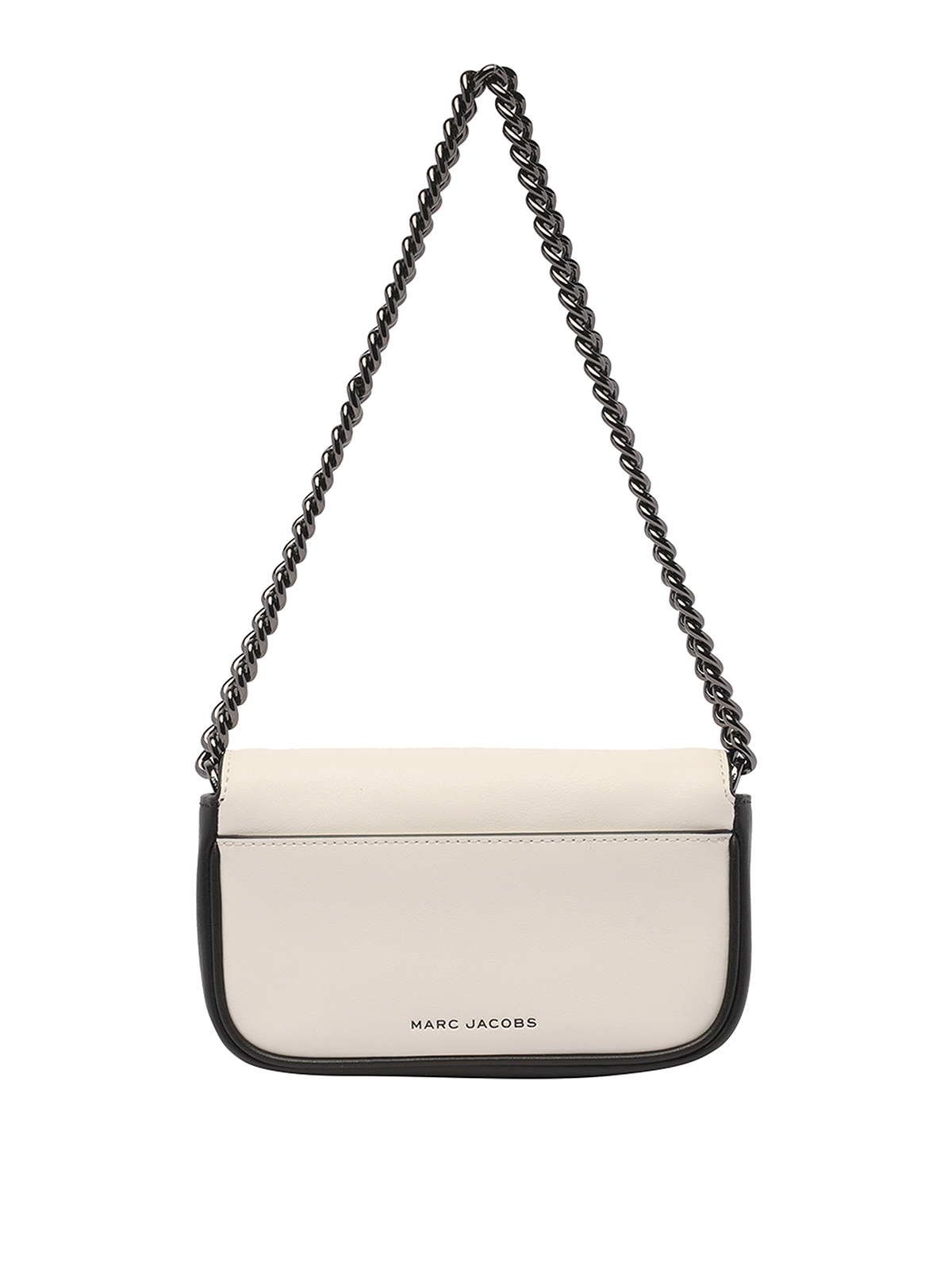 Marc Jacobs The Bicolor Snapshot Bag In Black/white