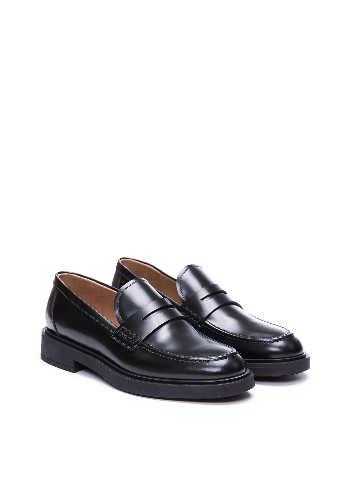 Gianvito Rossi Harris loafers - Black - Men|U2521020GOMSRANERO display picture 2