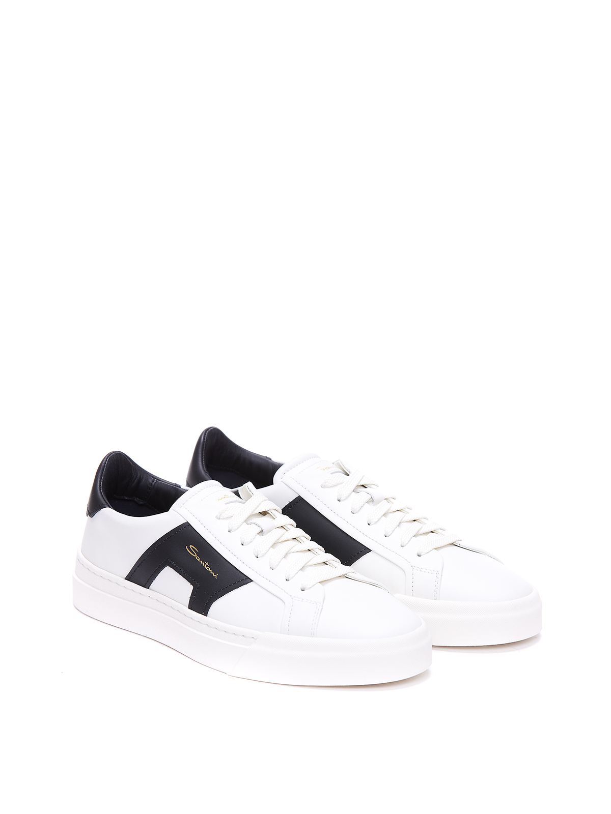 スニーカー SANTONI Men Sneakers White MBGT21779PNNRBWEI10 I10 Santoni Sneakers - White - Men | MBGT21779PNNRBWEI10 | thebs.com