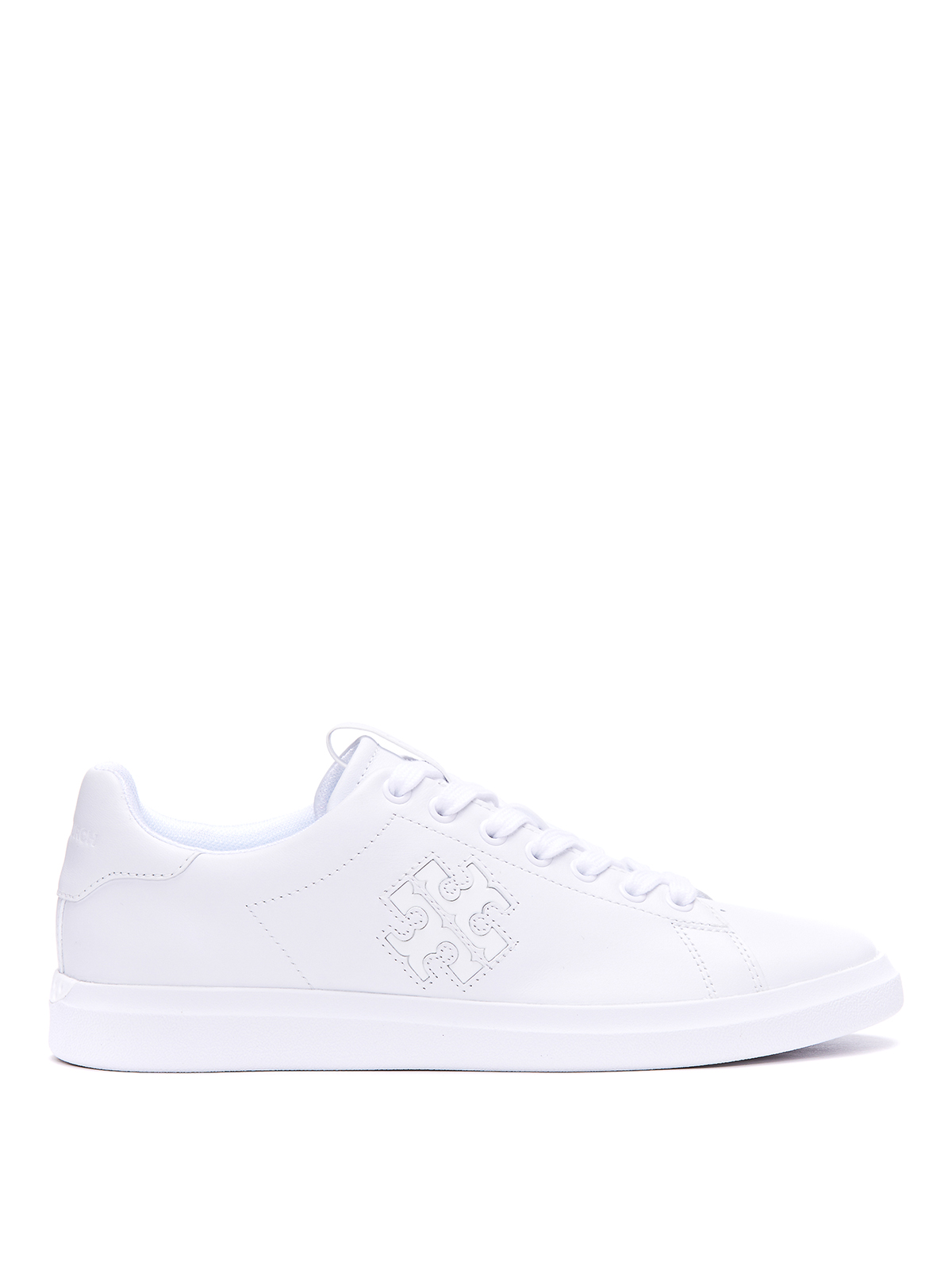 Tory Burch Logo Howell Sneakers In White