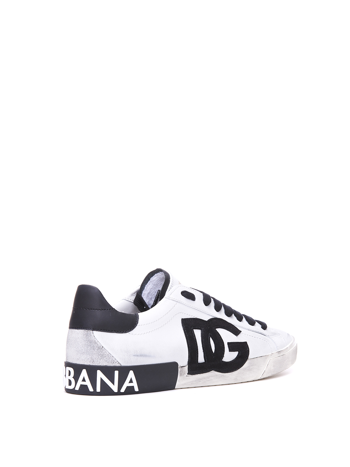 【DOLCE & GABBANA】スニーカー - Portofino Calfskin Portofino sneakers with patch in Multicolor for Men