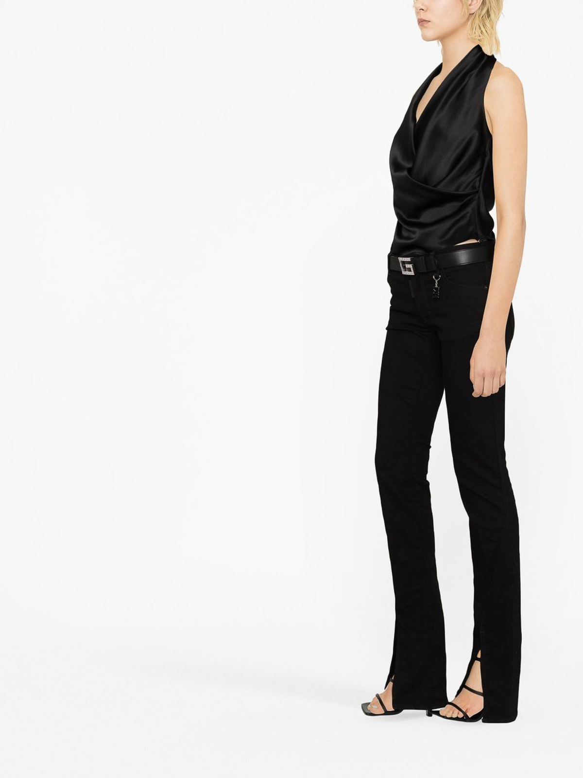 Shop Dsquared2 Flared Jeans In Negro