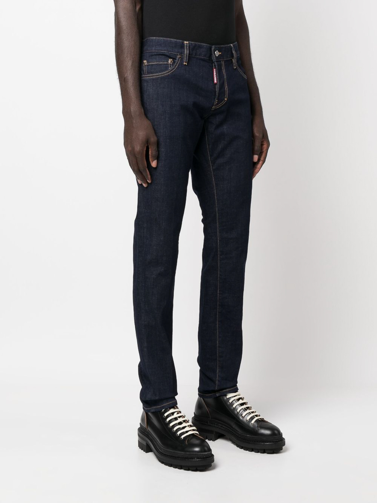 Shop Dsquared2 Tapered-leg Jeans In Blue