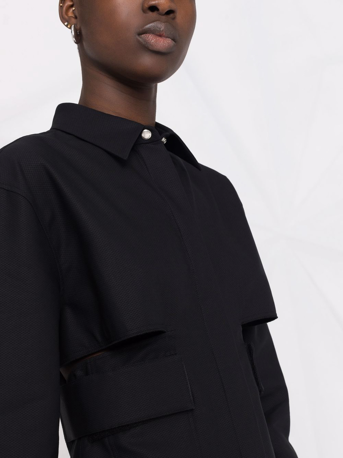Shop Givenchy A-line Shirt Dress In Negro