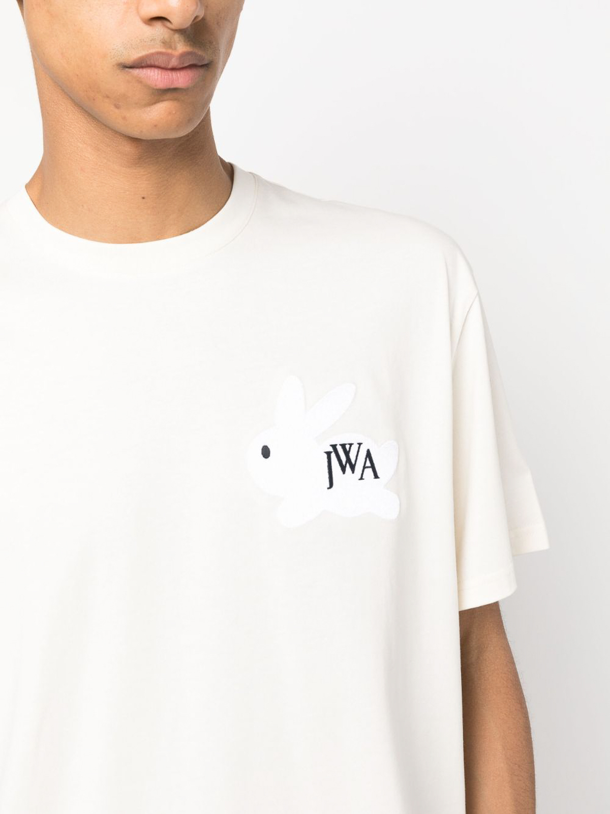 J.W. Anderson Bunny embroidered-logo t-shirt | JT0160PG0772132