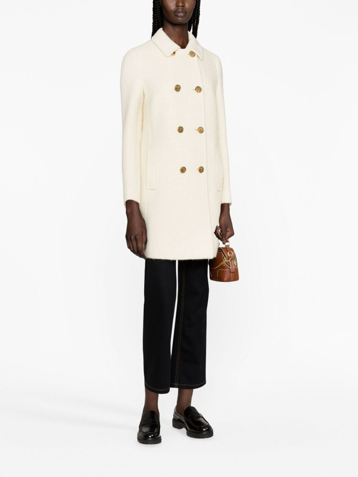 RED VALENTINO コート ネイビー