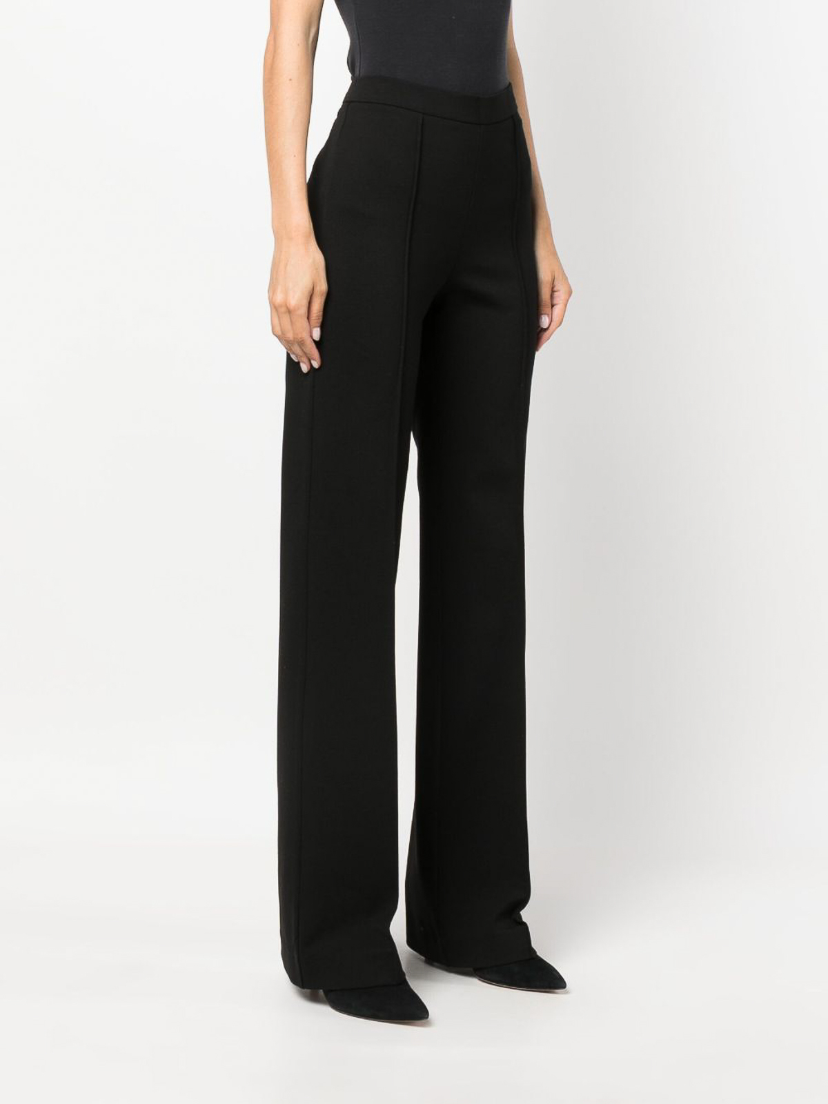 Shop Twinset Pleated Pants In Black