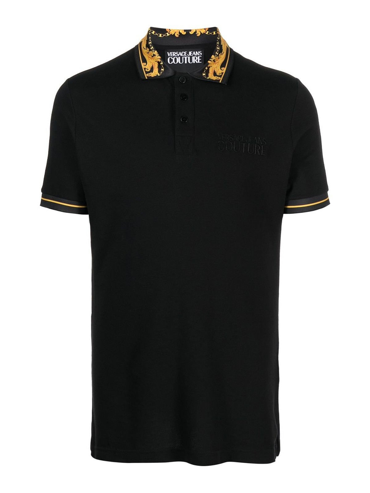 Polos Versace Jeans Couture - Polo - Negro - 75GAGT05CJ01T899