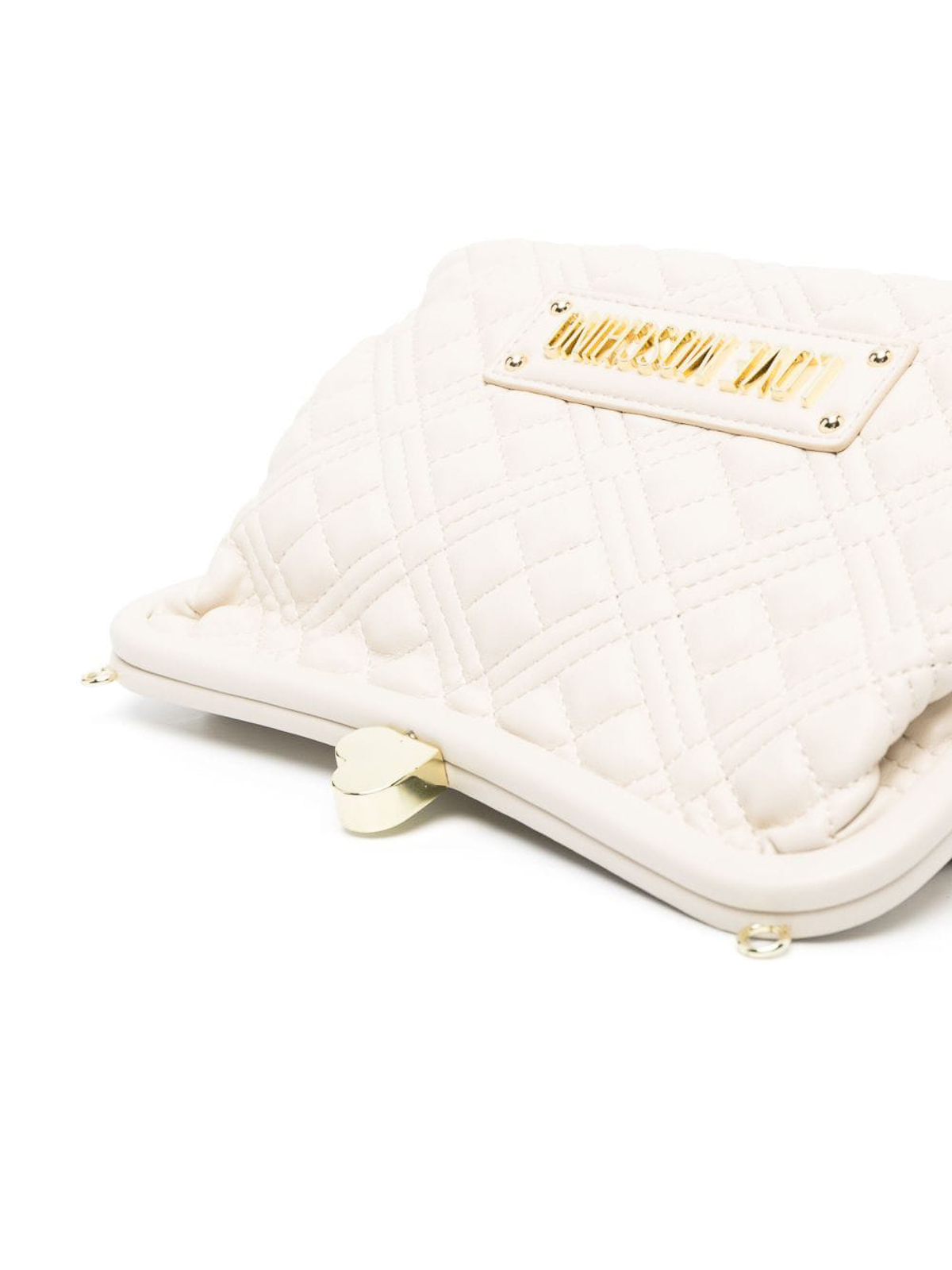 Sac Seau Moschino Vintage Ivoire En Lin Avec Cordon Vert Et Lettres, édition 1994