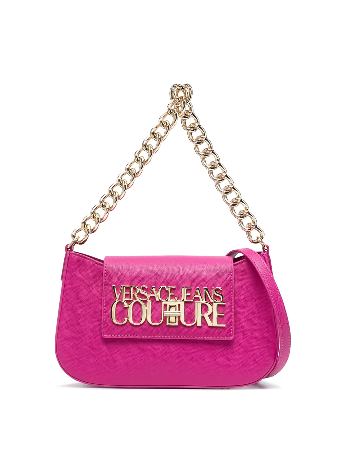 Versace Jeans Couture Logo-lettering Tote Bag In Nude & Neutrals