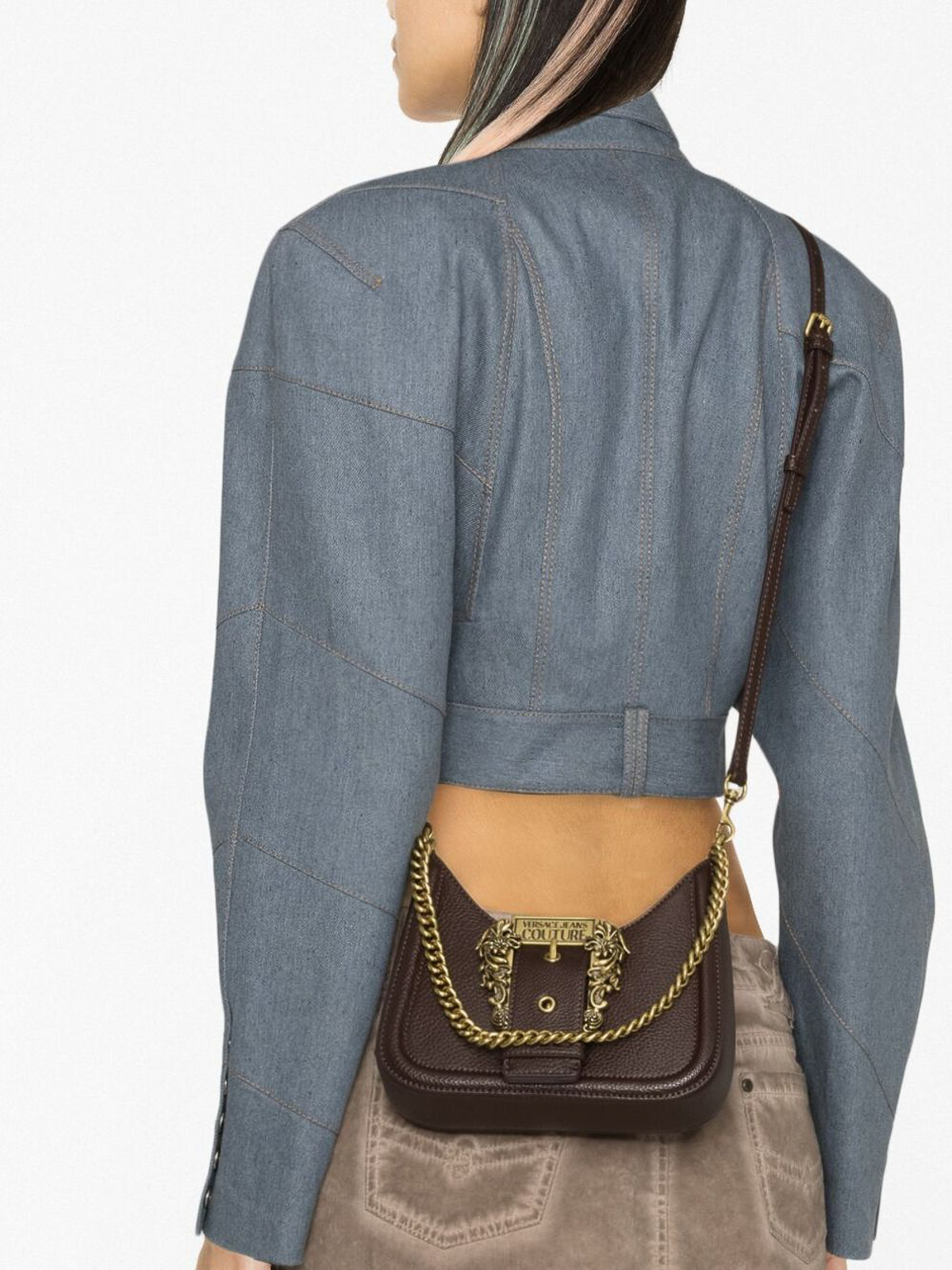 Versace Jeans Couture ショルダーバッグ - ブラウン|75VA4BF5ZS413741