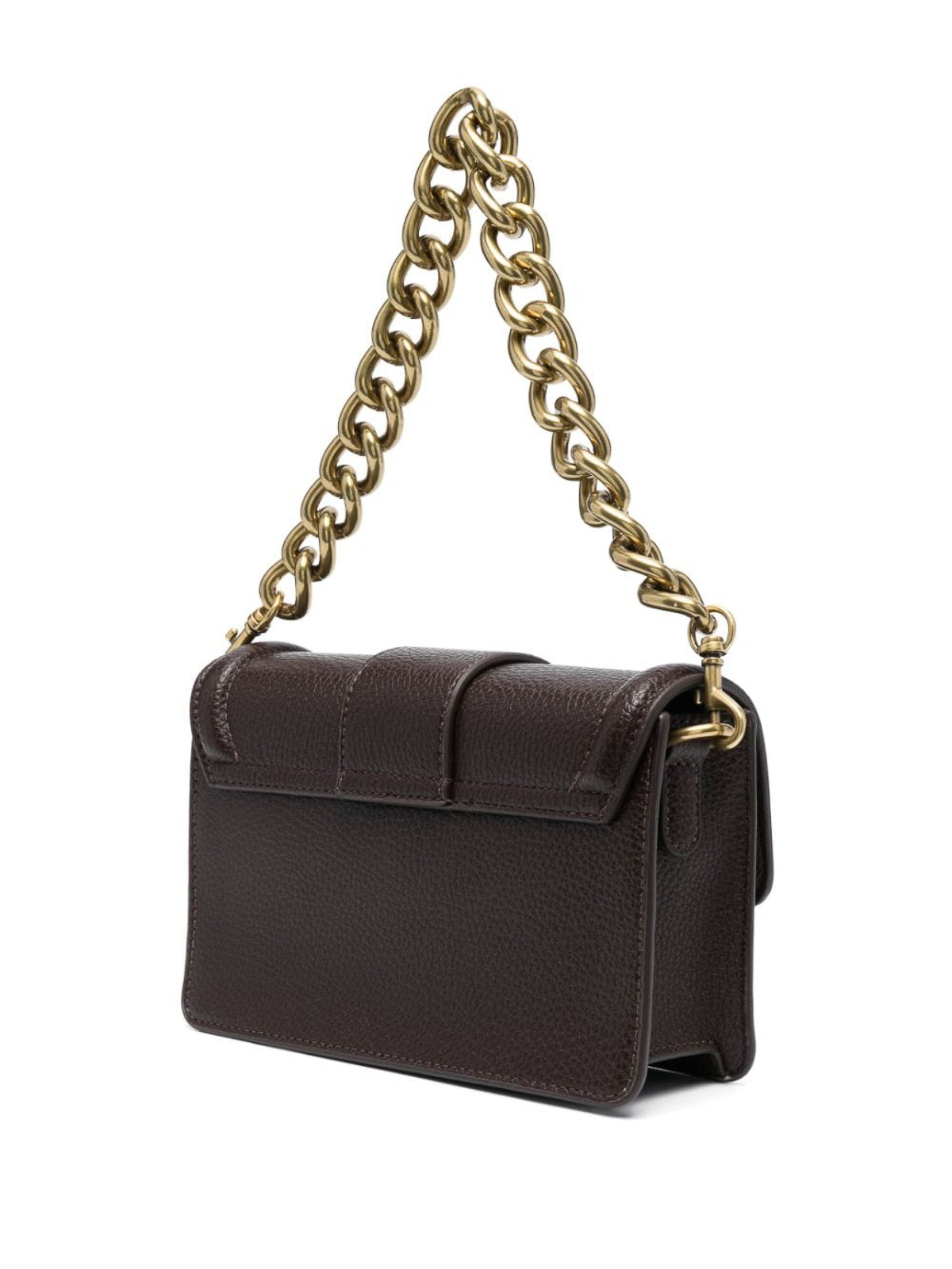 Versace Jeans Couture Baroque buckle shoulder bag|75VA4BFCZS413741