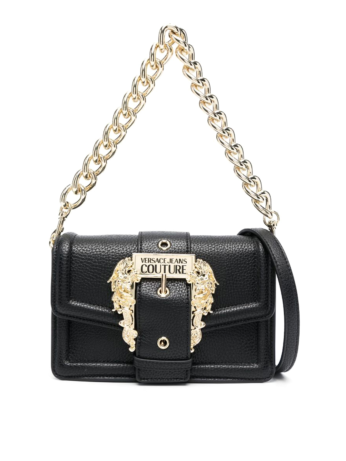 Shoulder bags Versace Jeans Couture - Baroque buckle shoulder bag ...