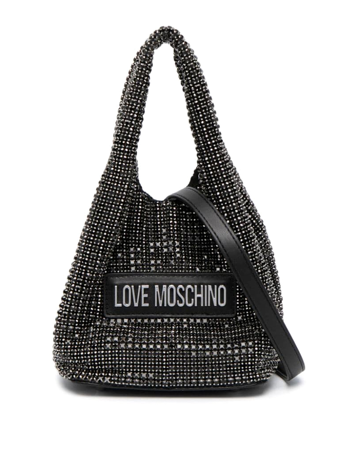 Love Moschino Embellishement Tote Bag In Black