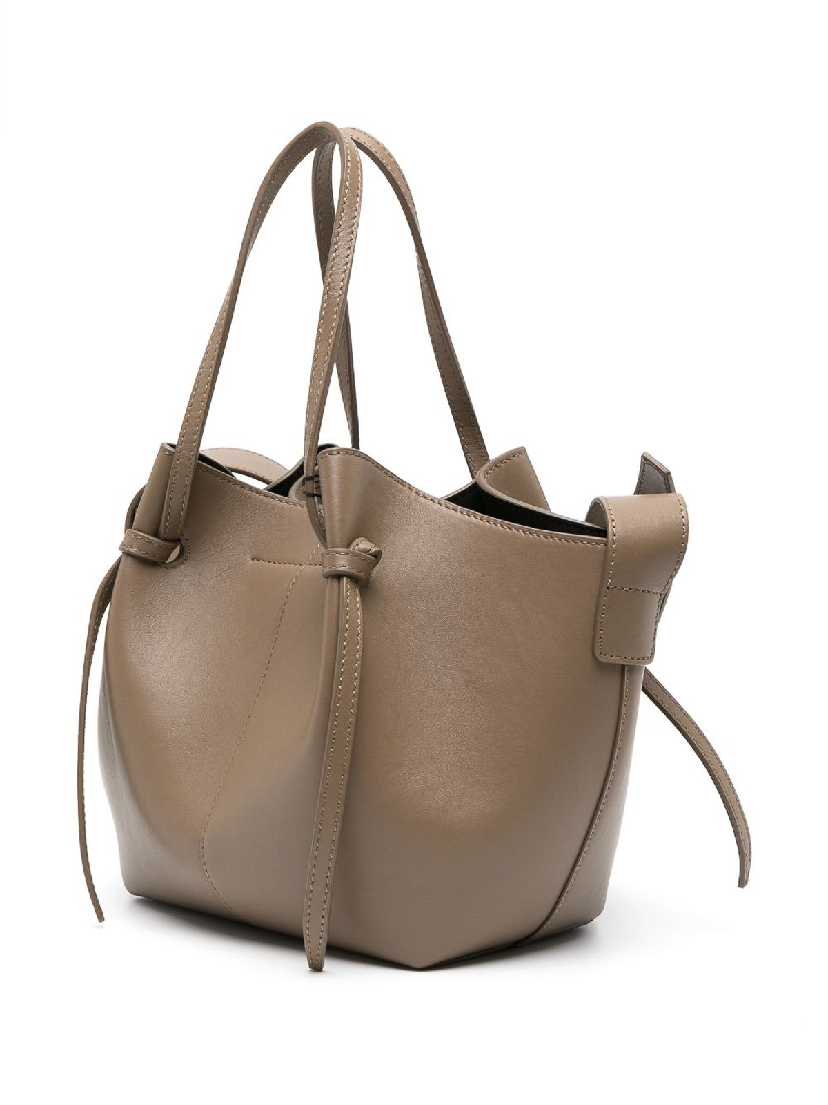 Yuzefi Mochi leather tote bag - Beige - Women|YUZCOHBSML012