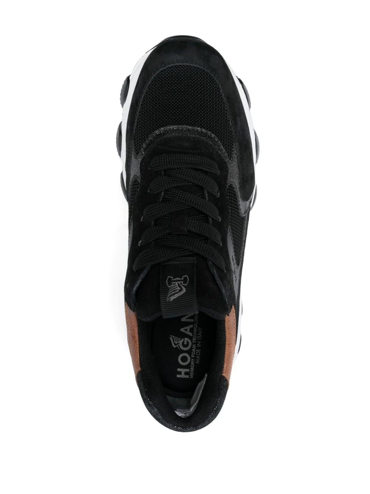 Shop Hogan Hyperactive Suede Sneakers In Black