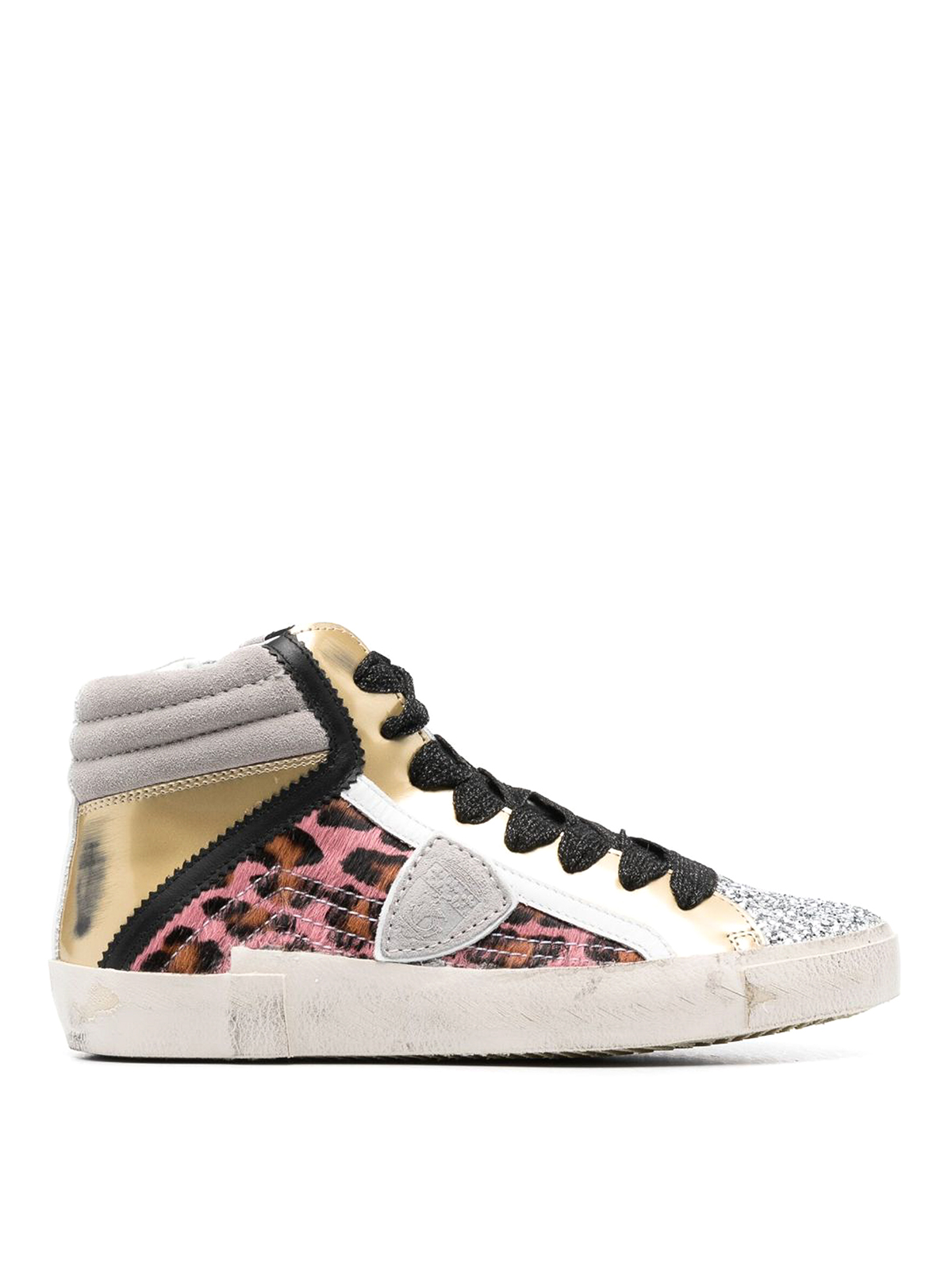 Philippe model discount leopard sneakers