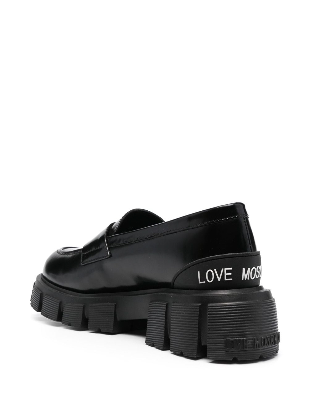 Shop Love Moschino Mocasines - Negro In Black