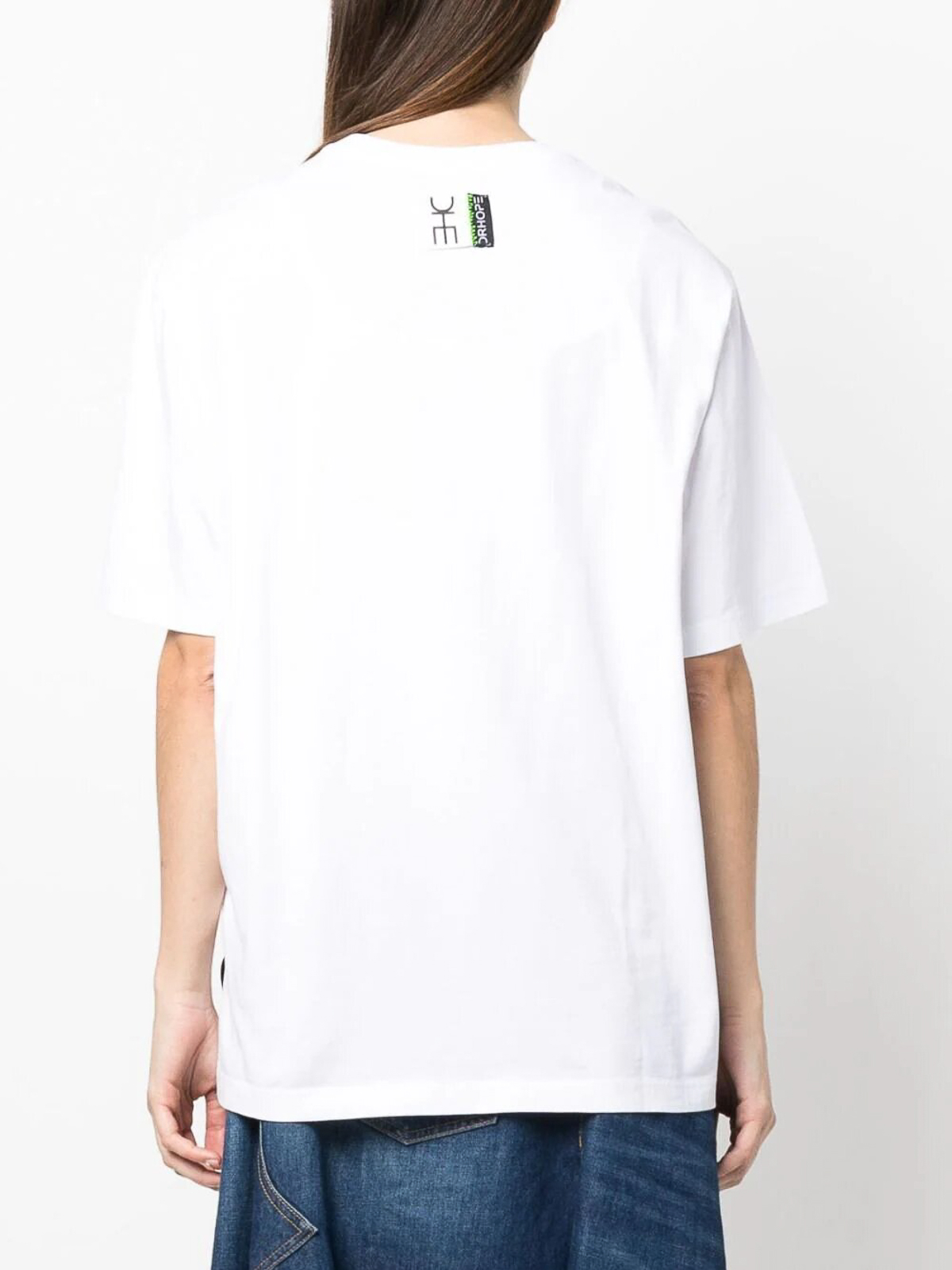 Shop Drhope The Vibeman T-shirt In White