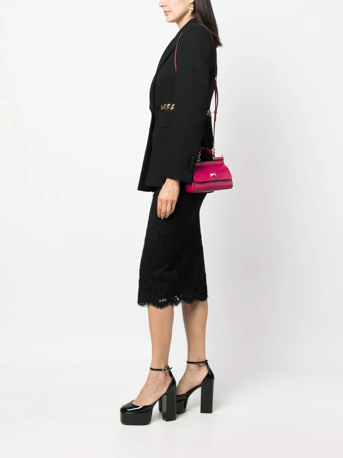 Shop Dolce & Gabbana Sicily Small Bag In Multicolour