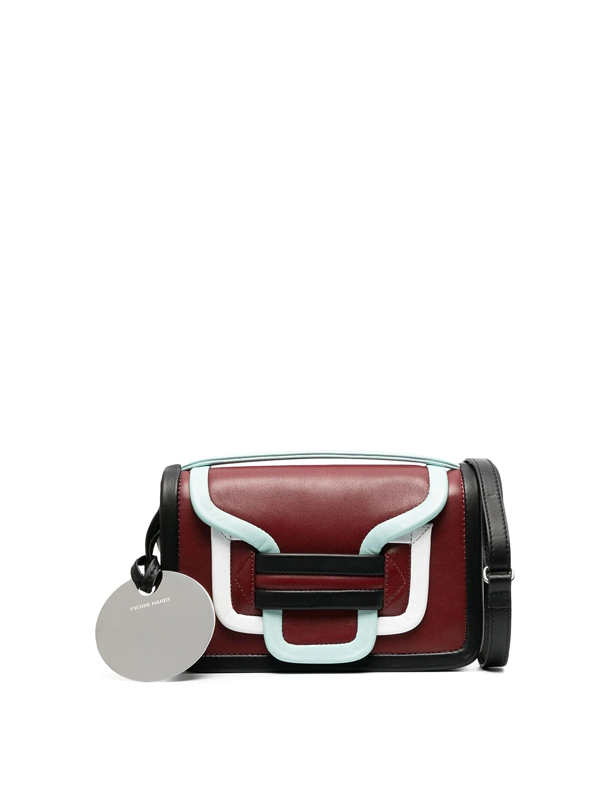 Shop Pierre Hardy Alpha Handbag In Dark Red