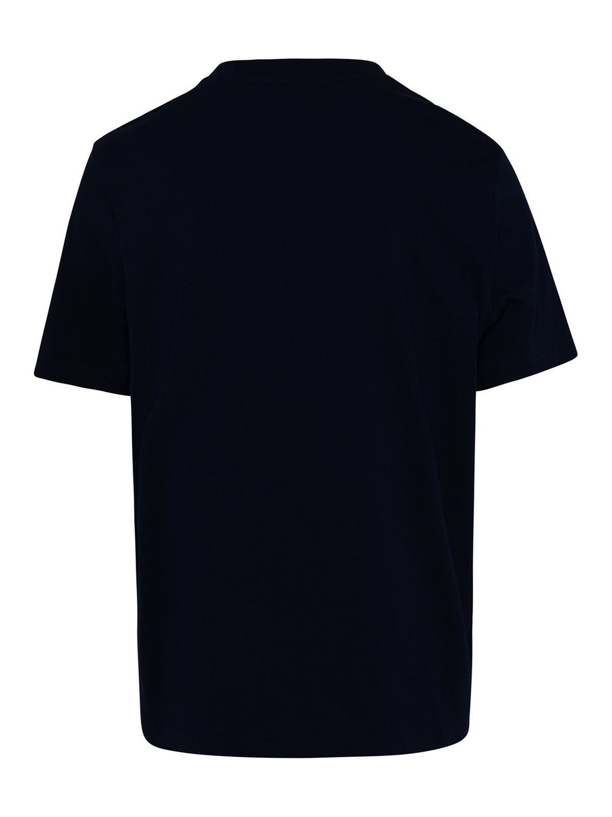 Shop Apc Albert Cotton T-shirt In Dark Blue