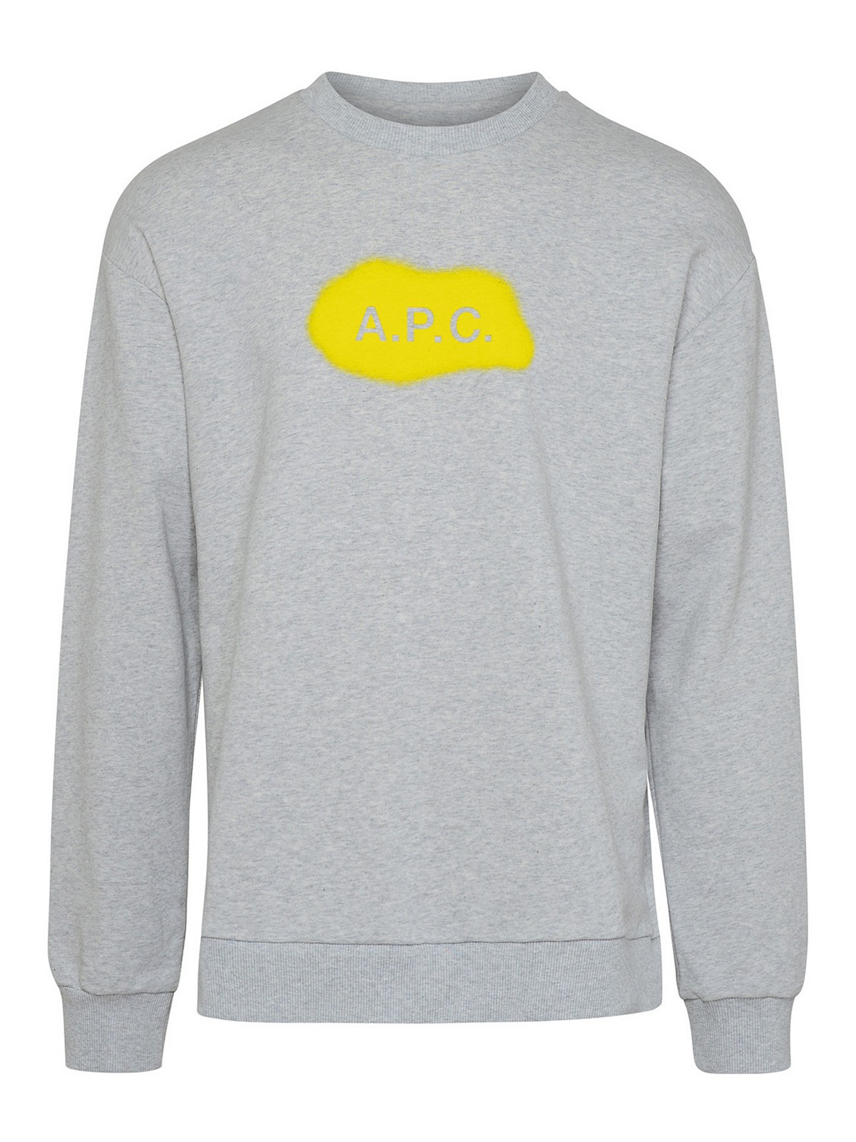 Apc Gray Cotton Alastor Sweatshirt In Grey