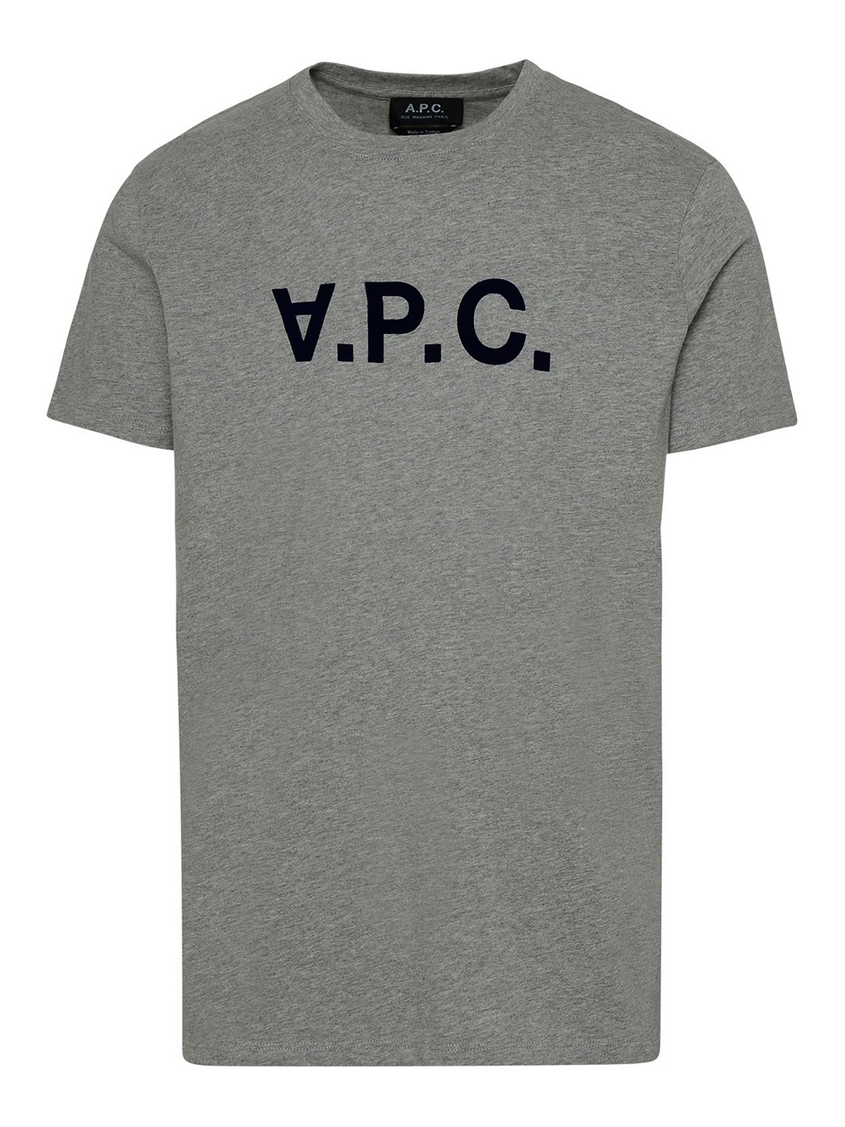 Apc Cotton T-shirt In Grey