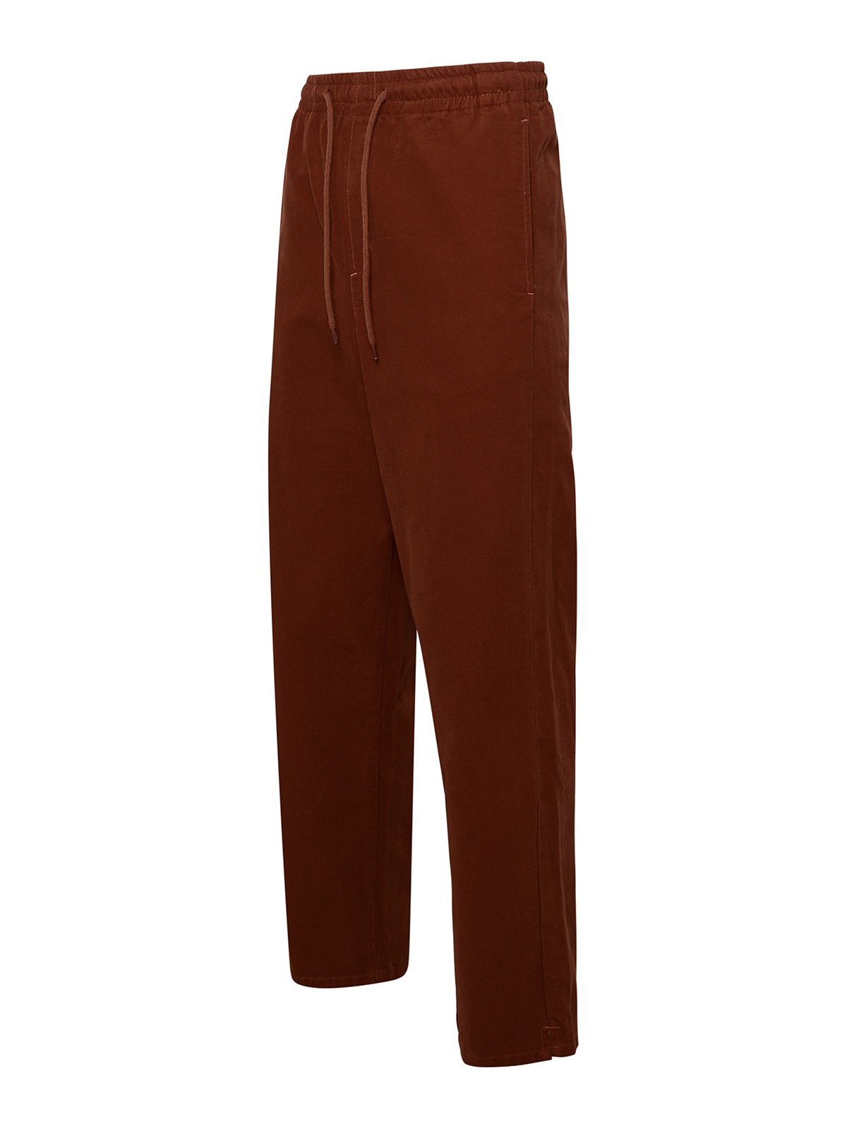Shop Apc Vincent Trousers In Terracotta Cootne In Brown