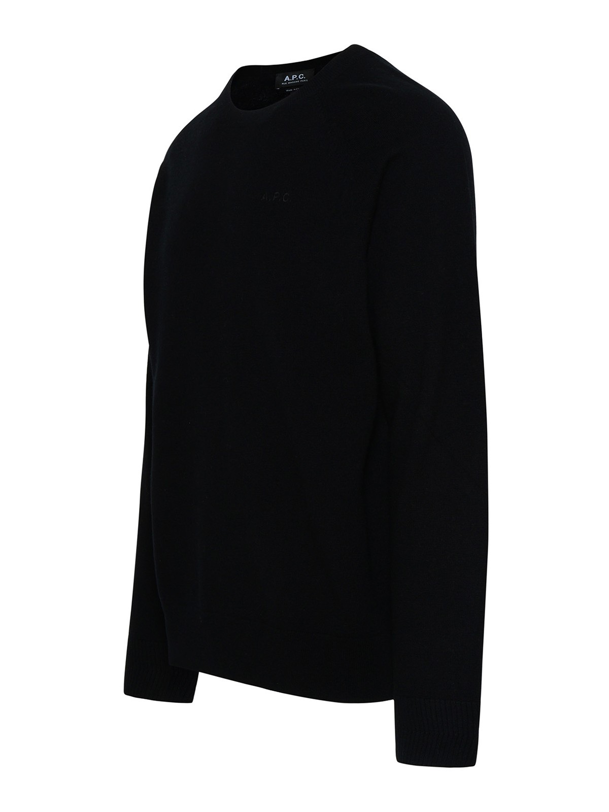 Shop Apc Elie Sweater In Black Virgin Wool
