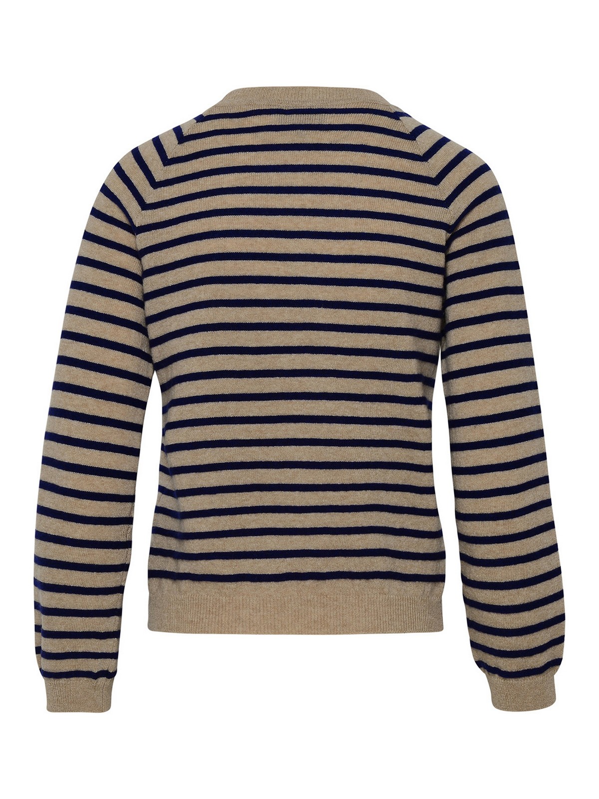 Shop Apc Lilas Sweater In Beige Wool