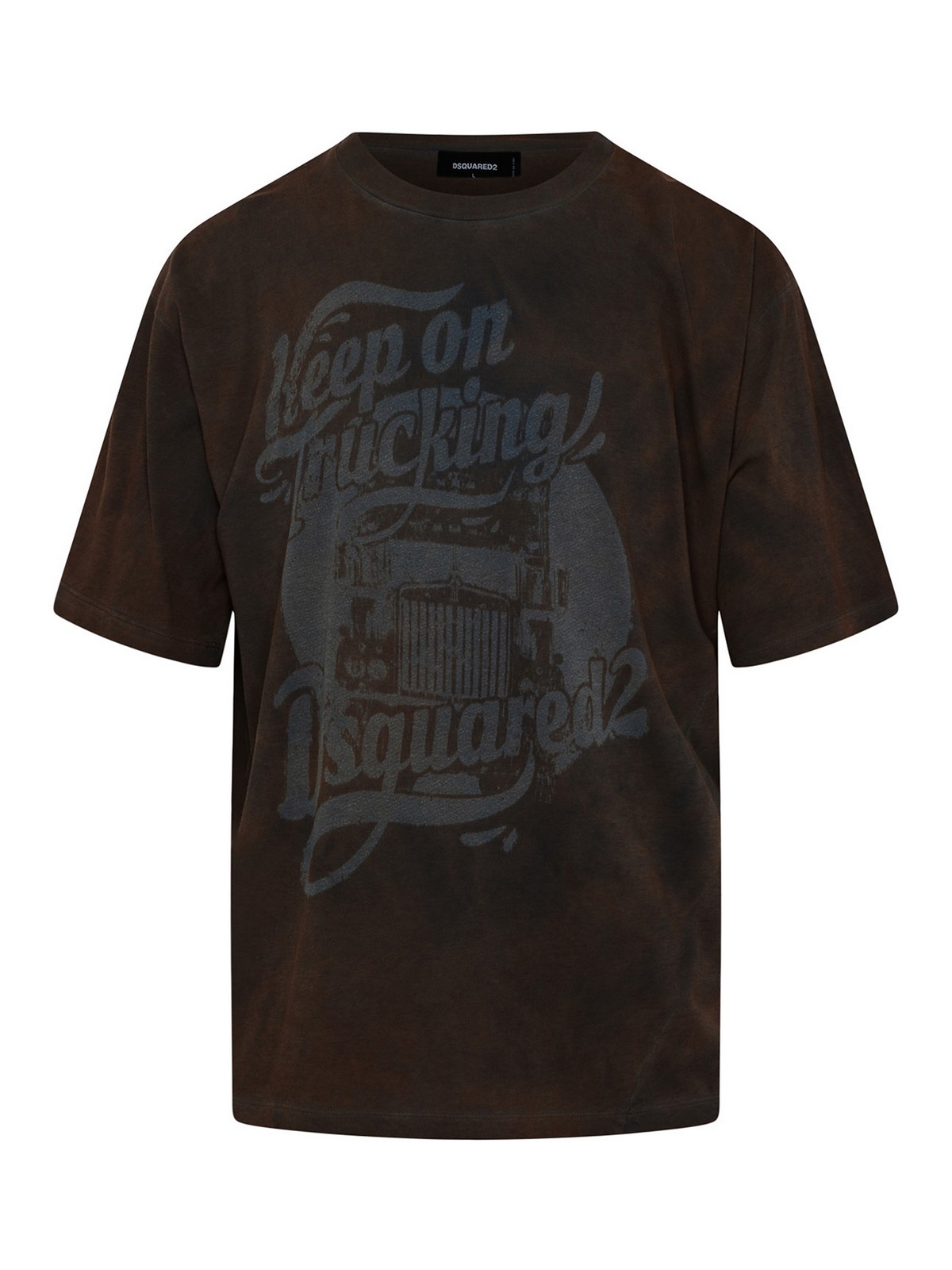 Dsquared2 Cotton T-shirt In Brown