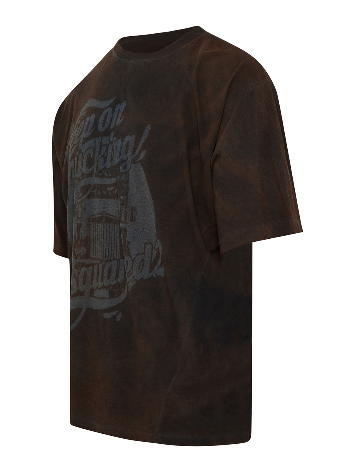 Shop Dsquared2 Cotton T-shirt In Brown