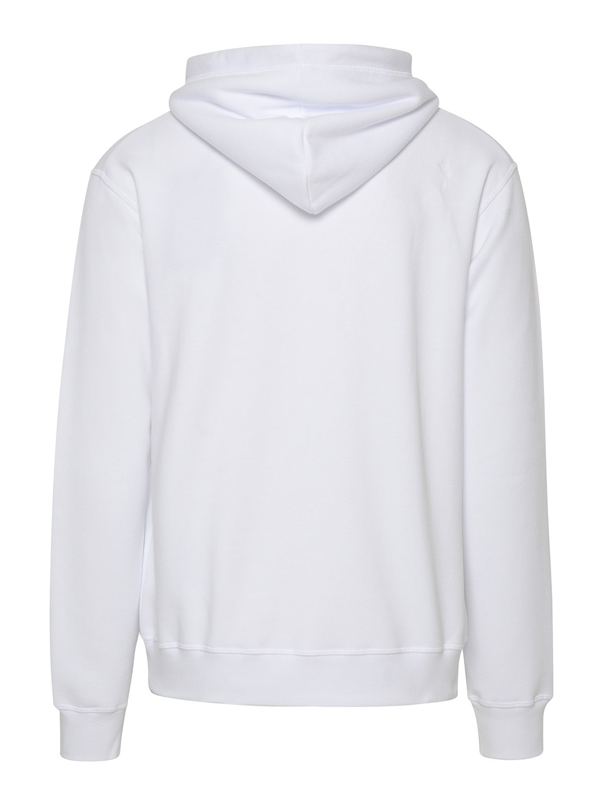 Shop Dsquared2 White Cotton Sweatshirt In Blanco