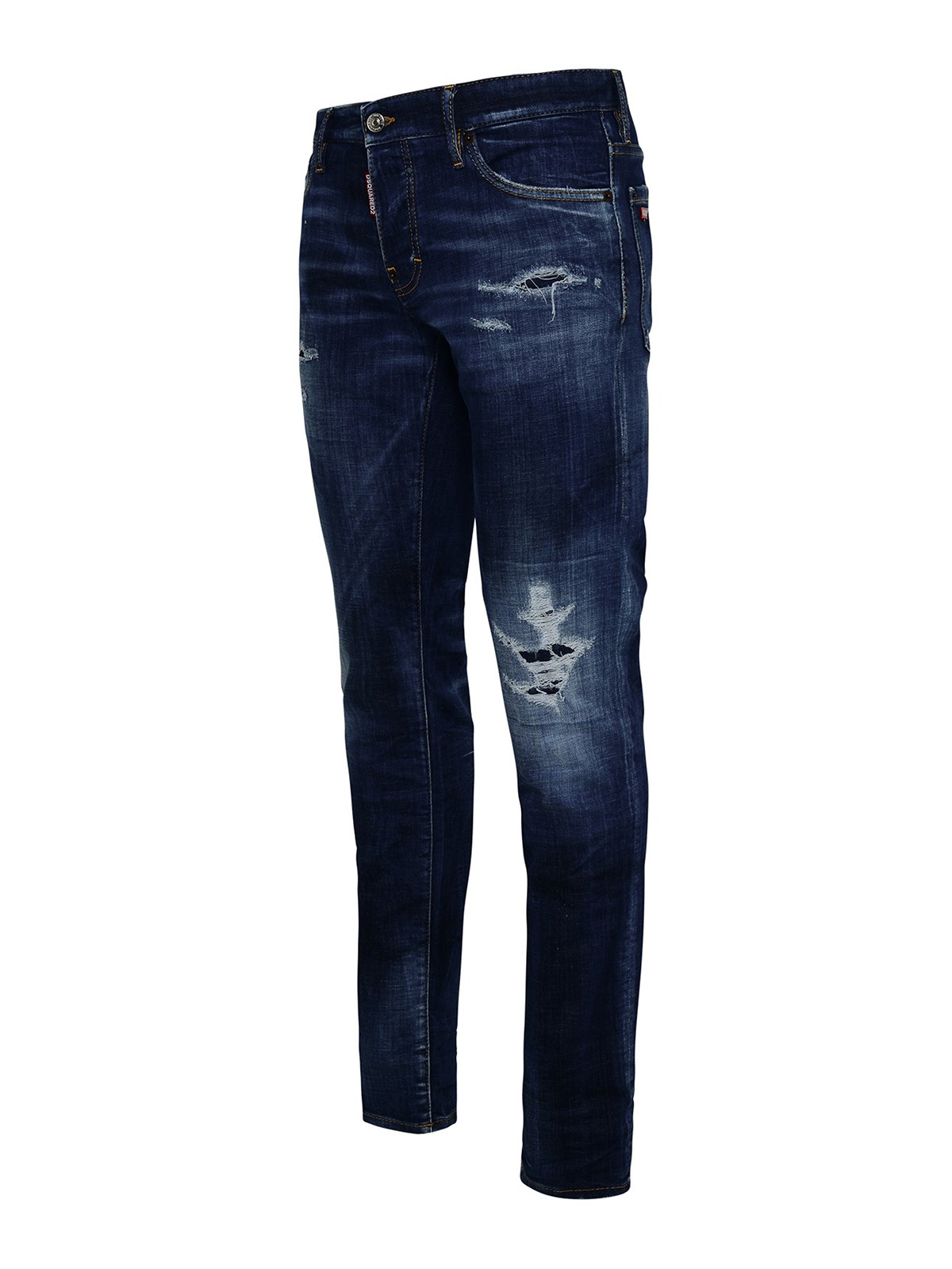 Shop Dsquared2 Jeans In Cotone Blu In Azul