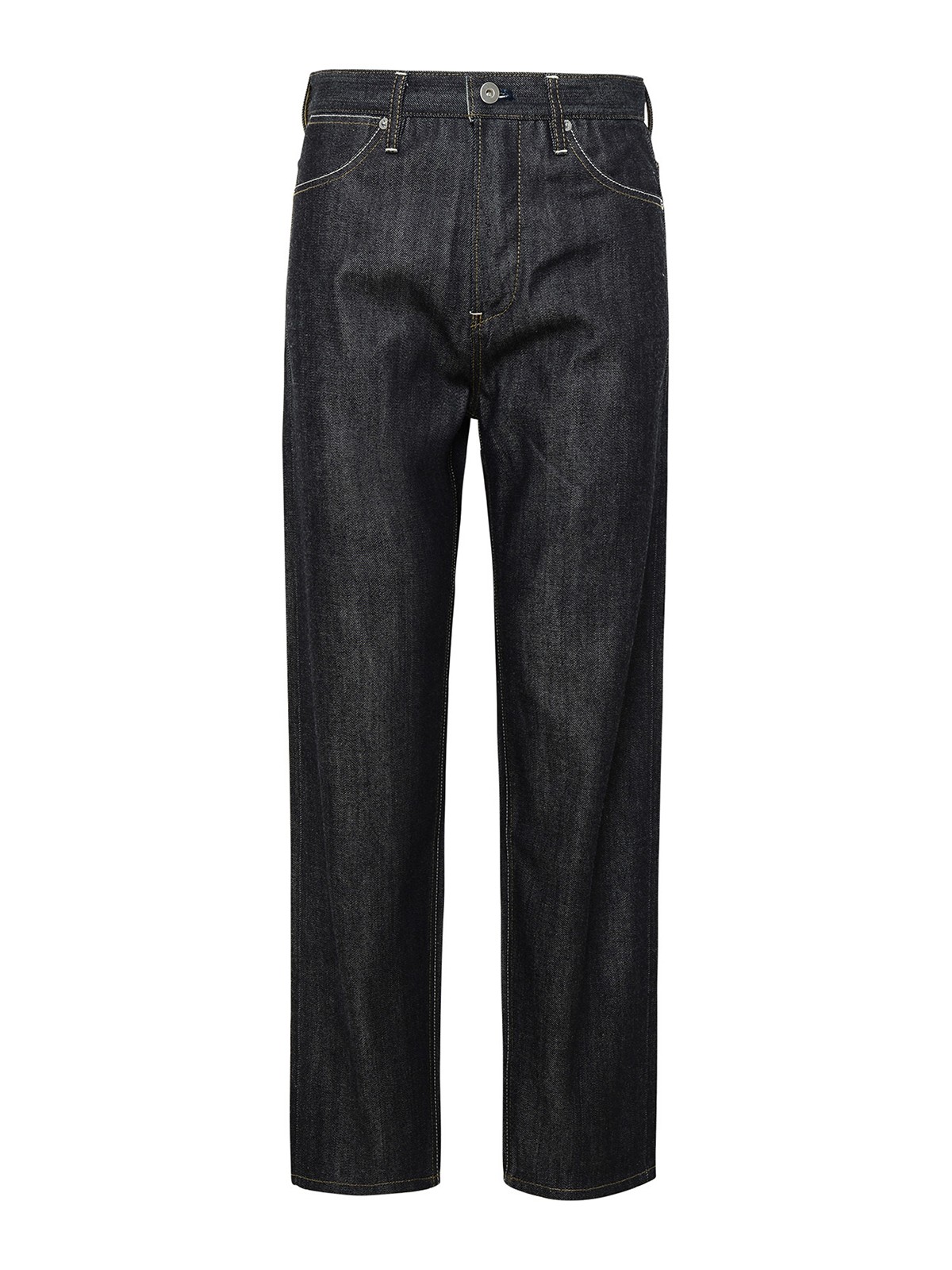 Jil Sander Jeans In Cotone Nero In Azul