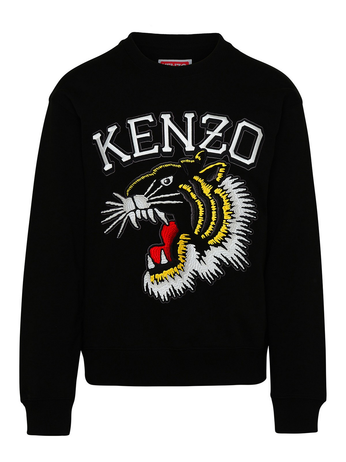 Shop Kenzo Black Cotton Sweatshirt In Negro